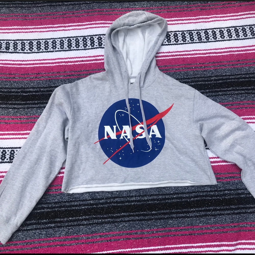 NASA cropped sweatshirt